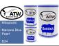 Preview: Mitsubishi, Mariana Blue Pearl, B34: 500ml Lackdose + 500ml Klarlack + 250ml Härter - Set, von ATW Autoteile West.